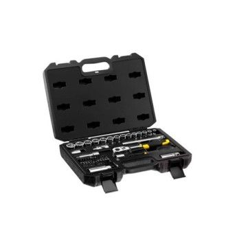 Conjunto de Mecnica 3/8" Stanley 45 Peas