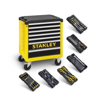 Carro Metlico para Oficina Stanley 7 Gavetas