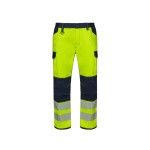 Calas Stretch com Joelheiras e Faixas Refletoras 303010S Velilla (Tamanho L.Azul Navy/Amarelo)