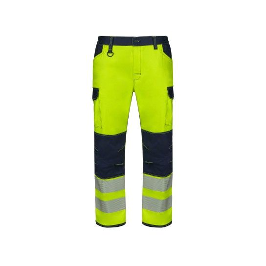 Calas Stretch com Joelheiras e Faixas Refletoras 303010S Velilla (Tamanho L.Azul Navy/Amarelo)