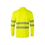 Polo Algodão Manga Comprida Faixas Refletoras 305524 Velilla (Tamanho L.Amarelo Fluorescente) Polo Algodão Manga Comprida Faixas Refletoras 305524 Velilla (Tamanho L.Amarelo Fluorescente)