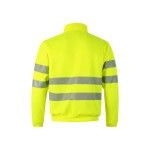 Sweatshirt com Meio Fecho e Faixas Refletoras 305704 Velilla (Tamanho L.Amarelo Fluorescente) Sweatshirt com Meio Fecho e Faixas Refletoras 305704 Velilla (Tamanho L.Amarelo Fluorescente)