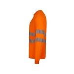 T-shirt Poliéster Reciclado Manga Comprida Faixas Refletoras 305634 Velilla (Tamanho S.Laranja Fluo T-shirt Poliéster Reciclado Manga Comprida Faixas Refletoras 305634 Velilla (Tamanho S.Laranja Fluo