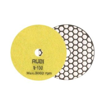 Disco Diamante para Polir a Seco 100mm Di�m Rubi (Gr�o 400)