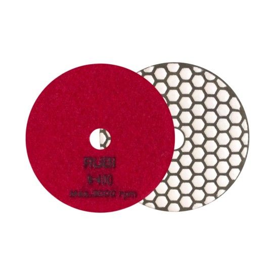 Disco Diamante para Polir a Seco 100mm Diâm Rubi (Grão 400) Disco Diamante para Polir a Seco 100mm Diâm Rubi (Grão 400)