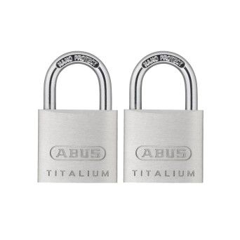 Cadeado Titalium Chaves Iguais Blister Abus (2und) (30mm)