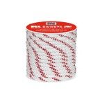 Corda Poli�ster Branco/Vermelho Rombull (10mmx25Mts)