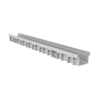 Canal Retangular Baixo Cinza Ifec (100x1000x35mm)