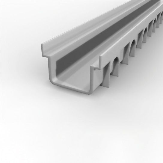 Canal Retangular Baixo Cinza Ifec (100x1000x35mm)