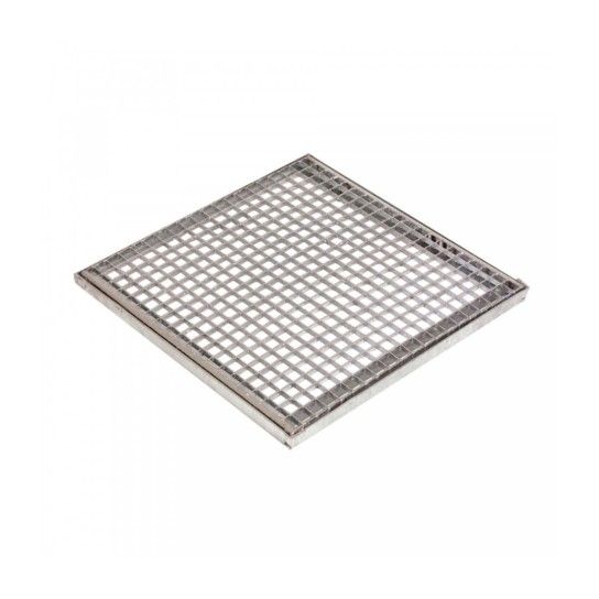 Grelha Drenagem Quadriculada c/ Aro Galvanizado Ifec (500x500x25mm) Grelha Drenagem Quadriculada c/ Aro Galvanizado Ifec (500x500x25mm)