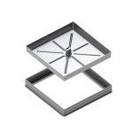 Tampa Drenagem Rebaixada Constante Galvanizada Ifec (400x400x25mm) Tampa Drenagem Rebaixada Constante Galvanizada Ifec (400x400x25mm)