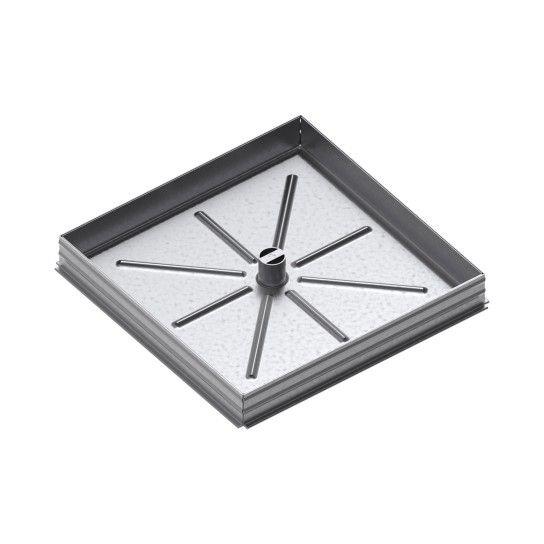 Tampa Drenagem Rebaixada Constante Galvanizada Ifec (400x400x25mm) Tampa Drenagem Rebaixada Constante Galvanizada Ifec (400x400x25mm)