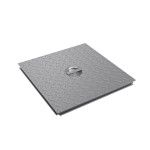 Tampa Drenagem Rasa Xadrez Galvanizada Ifec (400x400mm)