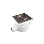 Ralo Sinfonado Saída Lateral Normal Diam 50 c/ Grelha Inox Ifec (150x150mm) Ralo Sinfonado Saída Lateral Normal Diam 50 c/ Grelha Inox Ifec (150x150mm)
