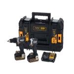 Kit McLaren-Berbequim-Aparafusadora com 2 Baterias/Carregador/Mala Dewalt DCK200MP2T-QW Kit McLaren-Berbequim-Aparafusadora com 2 Baterias/Carregador/Mala Dewalt DCK200MP2T-QW