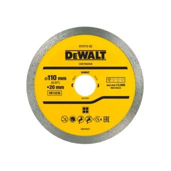 Disco de Diamante 110x20mm p/ Porcelana/Pedra