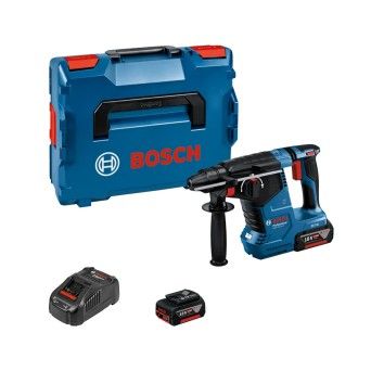 Martelo Perfurador SDS Plus GBH18V-24C+2x5Ah+Gal L-Boxx Bosch
