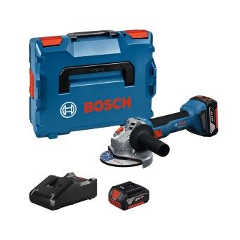 Rebarbadora GWS 18V-8 (125mm) + 2x4Ah + Gal L-Boxx Bosch