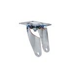 Rod�zio Fixo Borracha 80mm 107x86mm 80Kg Alex