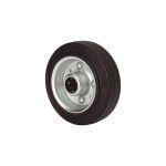 Rod�zio Fixo Borracha 80mm 107x86mm 80Kg Alex