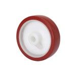 Rodízio Fixo Poliuretano 100mm 107x86mm 130Kg Alex Rodízio Fixo Poliuretano 100mm 107x86mm 130Kg Alex