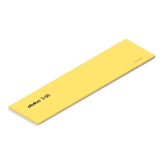 Painel Tricapa Madeira Confragem Amarelo 27mm 200x50cm Doka