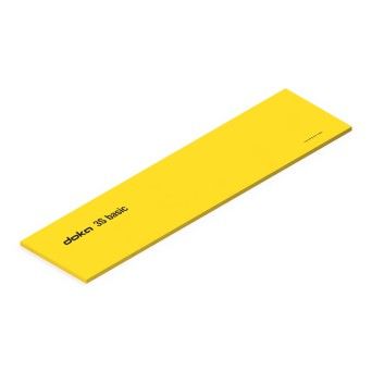 Painel Tricapa Madeira Confragem Amarelo 27mm 200x50cm Doka