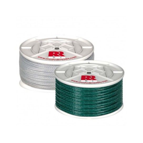 Corda Polietileno 4 Fios Plastifada 5mmx15Mts Branco Rombull Corda Polietileno 4 Fios Plastifada 5mmx15Mts Branco Rombull