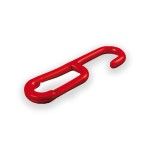 Elo c/ Gancho Polietileno 6mm Vermelho (2und) Rombull