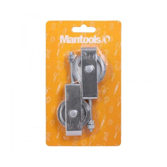 Roldana c/ Parafuso e Porca 8/A Zincada 42mm (2und) Roldana c/ Parafuso e Porca 8/A Zincada 42mm (2und)