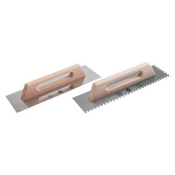 Esp�tula Inox 48cm c/ Cabo Madeira Fechado Rubi