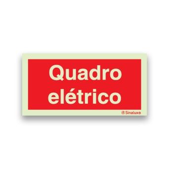 Placa Sinalux Quadro El�trico 20x10cm