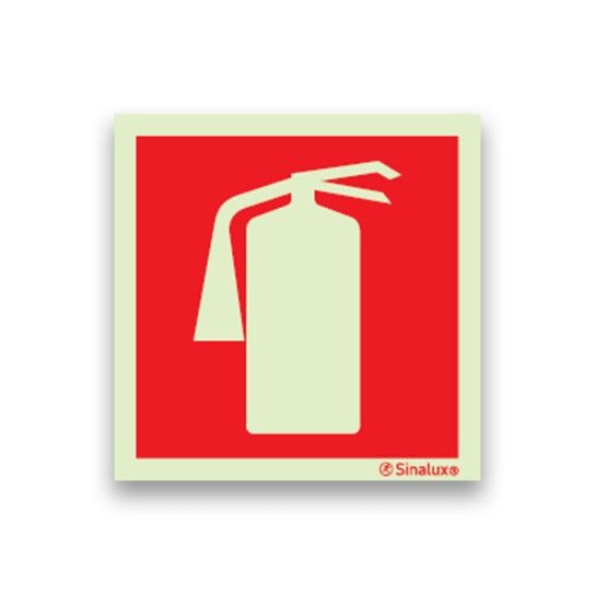 Placa Sinalux Extintor 15x15cm