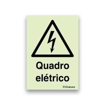 Placa Sinalux Quadro El�trico 10x15cm