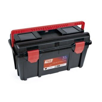 Caixa de Ferramentas Pl�stico N�35 580x285x290mm 33Lts c/ Organizador e 2 BandejasTayg