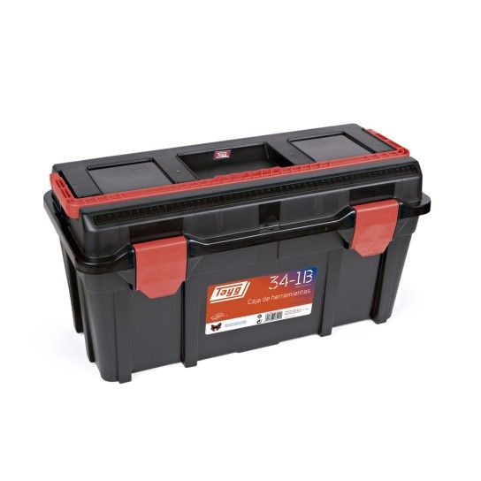 Caixa de Ferramentas Plástico Nº34-1B 580x285x290mm 33Lts c/ Bandeja Tayg Caixa de Ferramentas Plástico Nº34-1B 580x285x290mm 33Lts c/ Bandeja Tayg