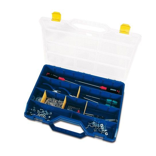 Caixa Organizadora c/ 21 Divisorias Tampa Transparente N�47-26 8,5L Tayg