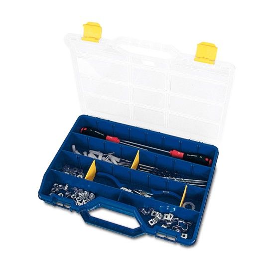 Caixa Organizadora c/ 21 Divisorias Tampa Transparente N�46-26 4,4Lts Tayg