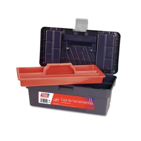 Caixa de Ferramentas Plástico Nº11 356x192x150mm 7Lts Tayg Caixa de Ferramentas Plástico Nº11 356x192x150mm 7Lts Tayg