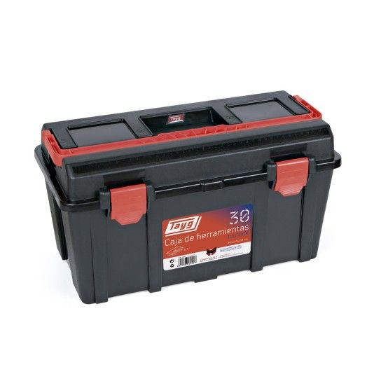 Caixa de Ferramentas Plástico Nº30 445x235x230mm 17Lts c/ Bandeja Tayg Caixa de Ferramentas Plástico Nº30 445x235x230mm 17Lts c/ Bandeja Tayg