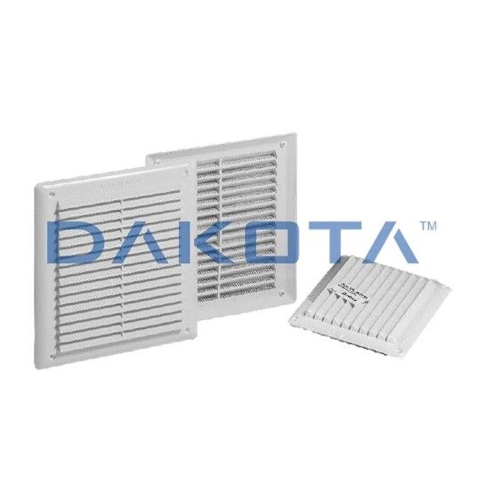 Grelha Ventila��o Fixa em Abs 145x145mm Dakota