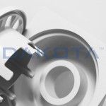 Ralo Sinfonado Sa�da Vert Diam 75 c/ Grelha Pp 150x150mm Dakota