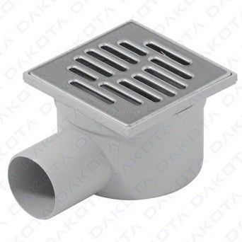 Ralo Sinf Sa�da Lat Norm Diam 50 c/ Grelha Pp 115x115mm Dakota