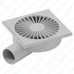 Ralo Sinf Rebaixao Diam 50 c/ Grelha Pp 150x150mm Dakota