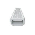 Kit Canal Plus PP Cinza c/ Grelha 1000x130mm Dakota