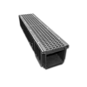 Kit Canal Taurus 1000x200x170mm e 2 Grelha FF D400 e 2 BS Dakota