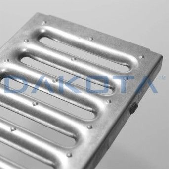 Grelha Retangular Estampada Galvanizada c/ Clip 130 Dakota