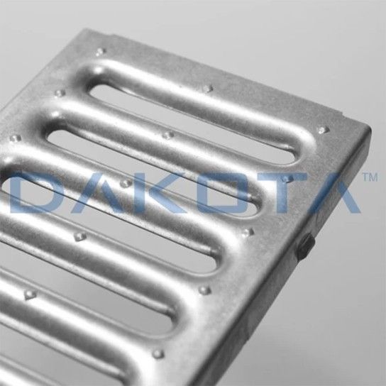 Grelha Retangular Estampada Galvanizada c/ Clip 130 Dakota Grelha Retangular Estampada Galvanizada c/ Clip 130 Dakota