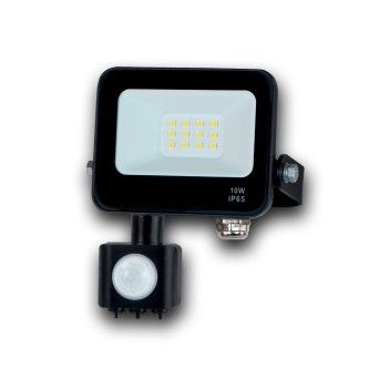 Projetor Led Slim c Sensor Mov 6400K Preto