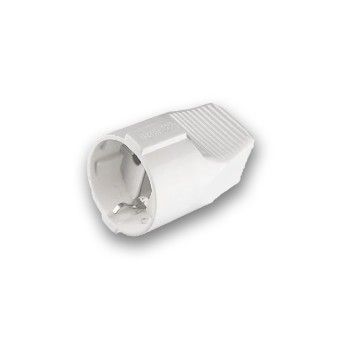 Ficha F�mea 16A 4.8mm Branca Florida